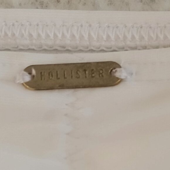 Hollister Women's White Bikini Bottoms‎ Medium Strappy Sides - Picture 2 of 7